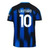 Original Fußballtrikot Inter Mailand Lautaro Martinez 10 Heimtrikot 2023-24 Für Herren